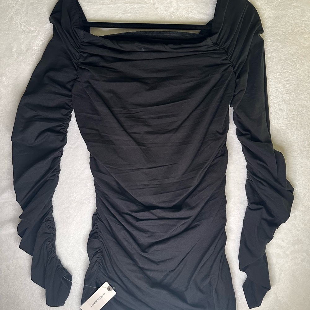 Chic Black Long Sleeve Dress